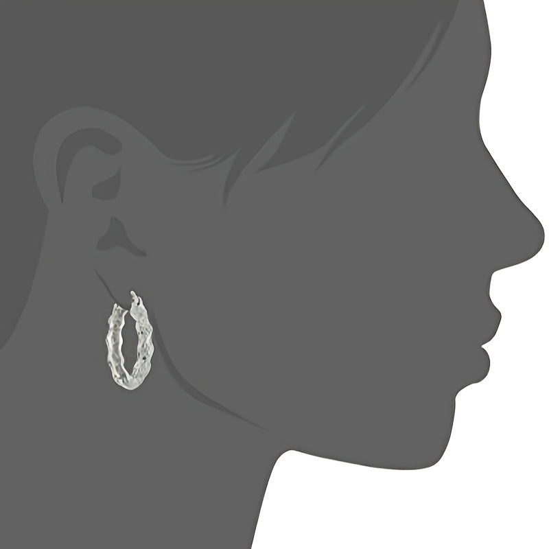 925 Silvery Spinning Hoop Lady Earrings Teenage Fashion Items Valentine'S Day, Mother'S Day, Christmas, Birthday Gifts, Graduation Ceremony, Concerts, Women'S Exquisite Gifts For Lovers, Girlfriends, Mothers, Female Friends, With Exquisite Gift Boxes