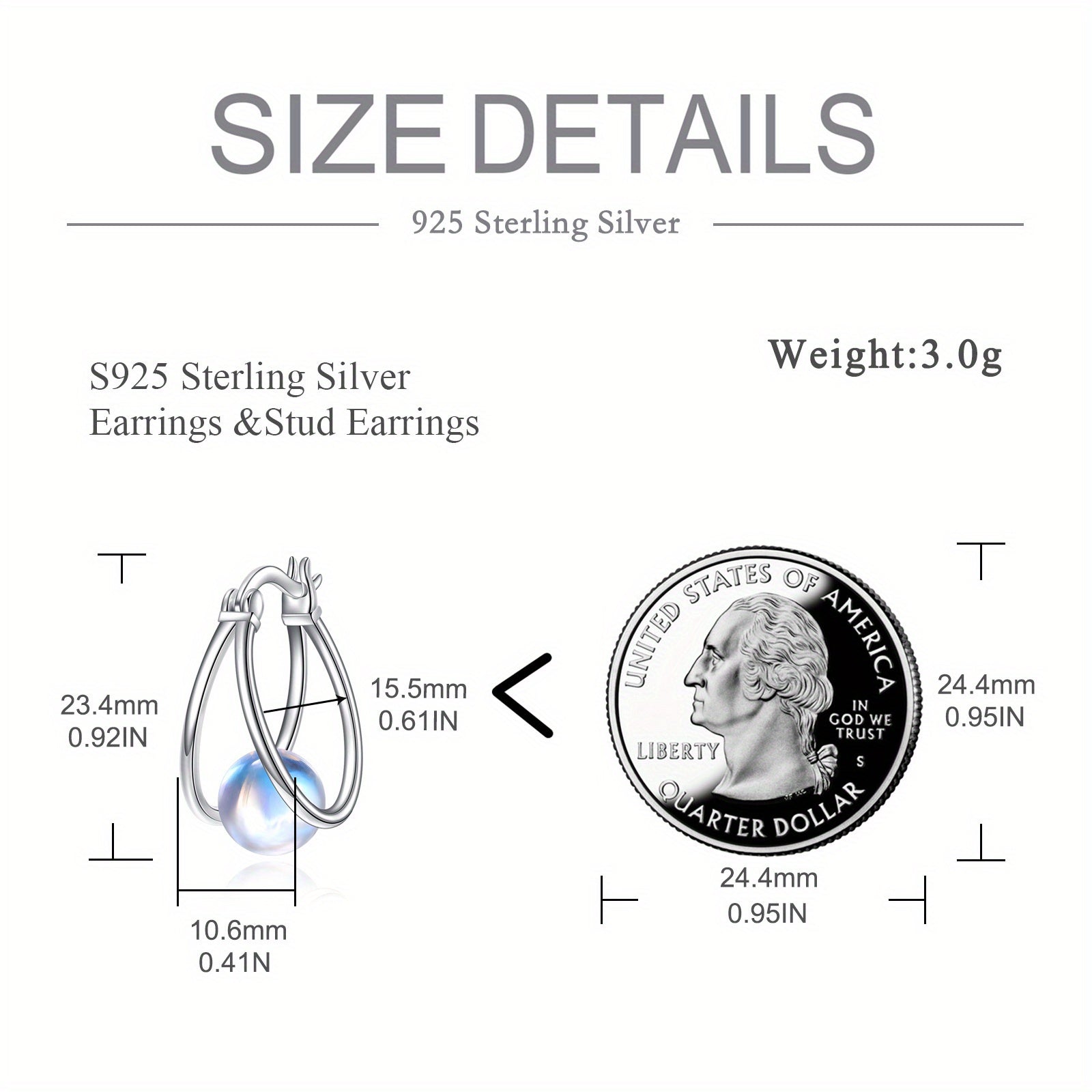 925 Sterling Silvery Lapis Lazuli Earrings Women's Double Earrings Lapis Lazuli Jewelry Gemstone Earrings