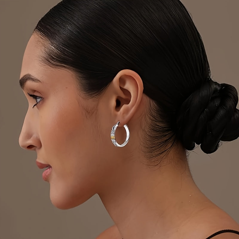 925 Silver Bali Earrings, Stylish, Simple And Versatile, Are The Perfect Gift for Men, Wives, Girlfriends, Mothers, Daughters - for Birthdays, Anniversaries, Valentine's Day, Weddings, Any Festival - Exquisite Gift Box