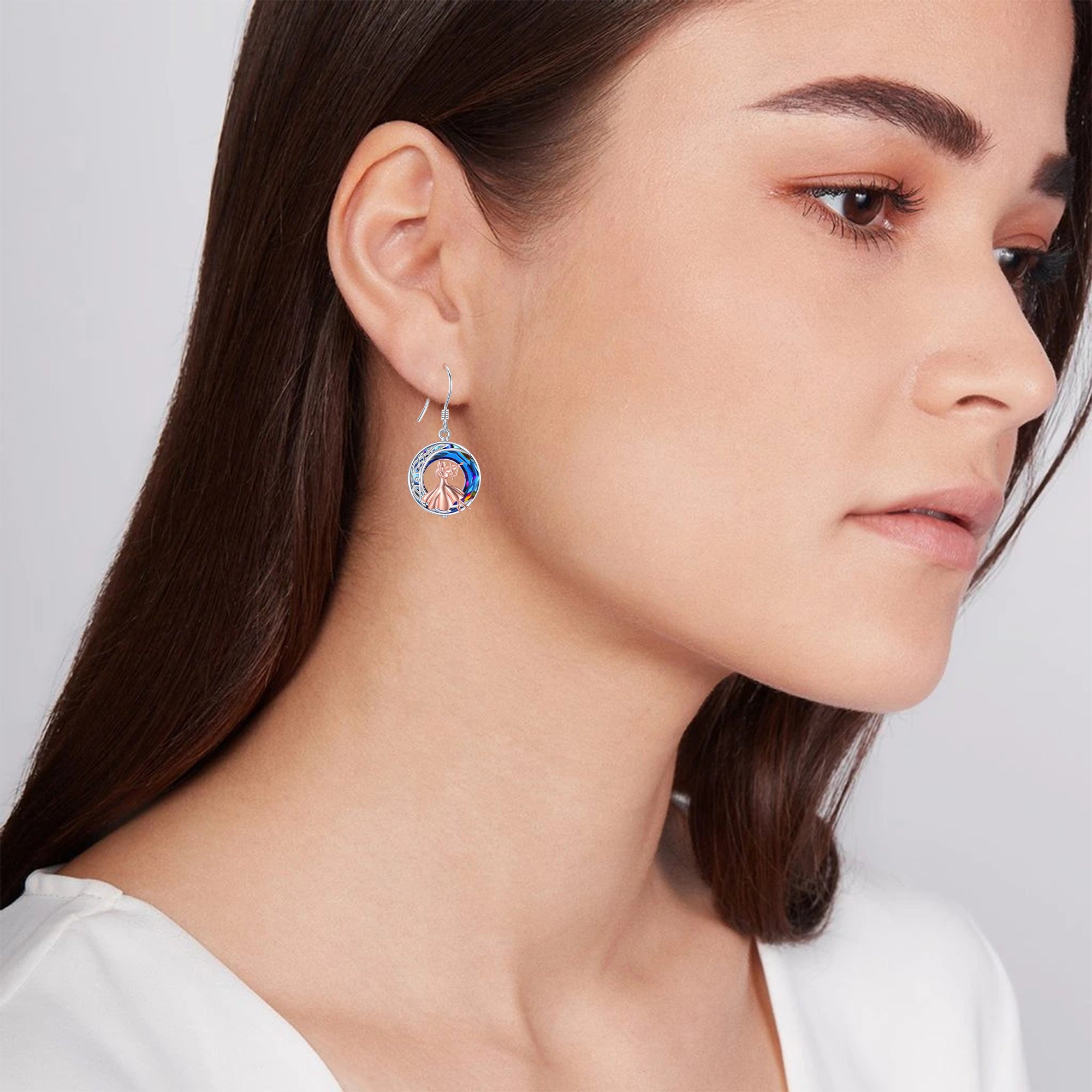 JEABZEL 925 Sterling Silvery Violin Earrings for Women - Elegant & Simple Design, Ideal Gift for Violin Enthusiasts, Everyday & Special Occasions, Everyday Earrings|Minimalist Earrings|Durable Earrings, Violin Accessories