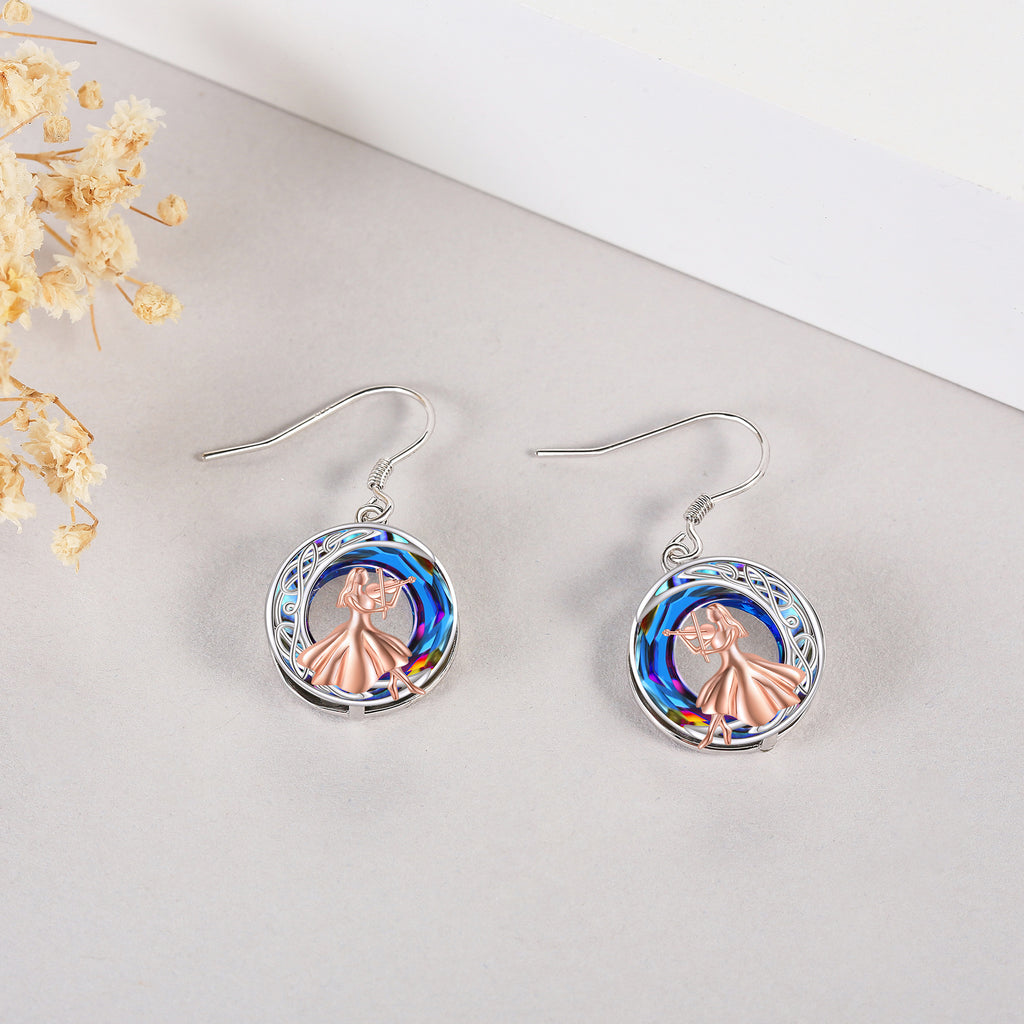 JEABZEL 925 Sterling Silvery Violin Earrings for Women - Elegant & Simple Design, Ideal Gift for Violin Enthusiasts, Everyday & Special Occasions, Everyday Earrings|Minimalist Earrings|Durable Earrings, Violin Accessories